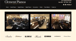 Desktop Screenshot of clementpianos.com